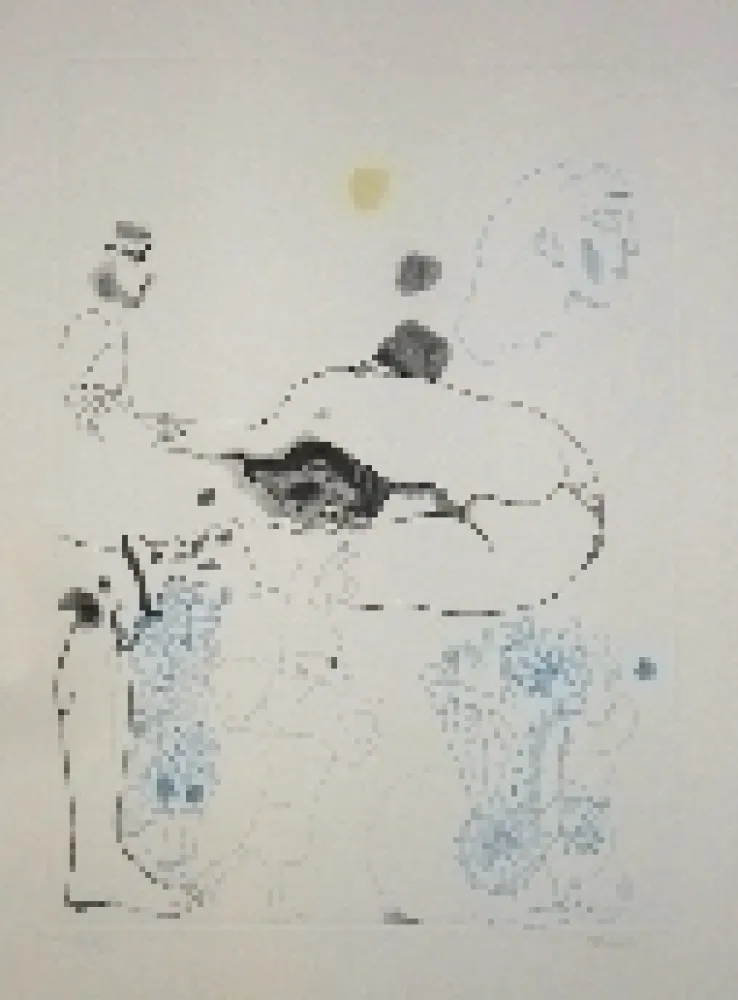 Radierung Und Aquatinta Castillo - Sans Titre