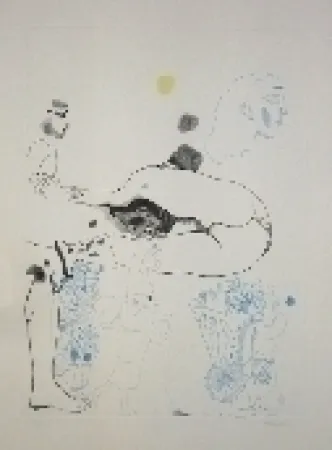 Radierung Und Aquatinta Castillo - Sans Titre