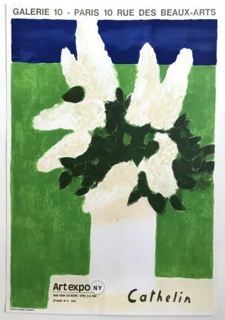 Plakat Cathelin - Galerie 10 Paris / Art expo N.Y.