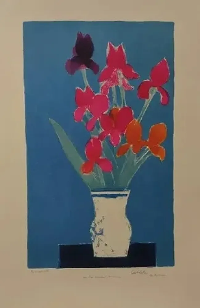 Lithographie Cathelin - IRIS