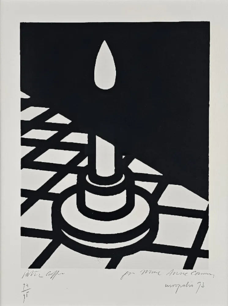 Siebdruck Caulfield - Candle