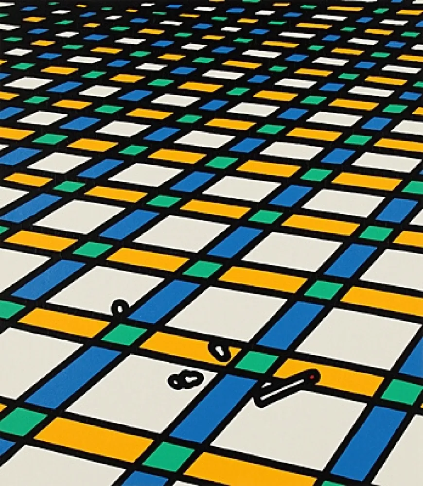 Siebdruck Caulfield - Et moi je suis seul dans ma demeure