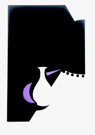 Siebdruck Caulfield - Lung ch'uan ware and black lamp