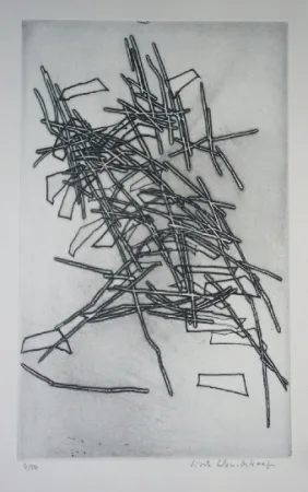 Radierung Celan Lestrange - Inachvé