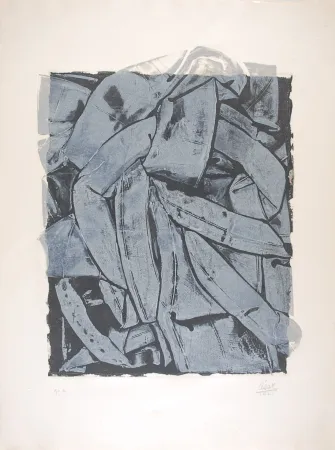 Monotypie Cesar - Portrait de Compression