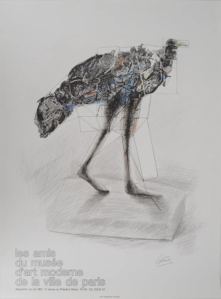 Illustriertes Buch Cesar - Poule en marche