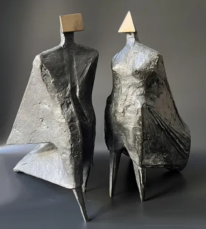Keine Technische Chadwick - Pair of Cloaked Figures IV