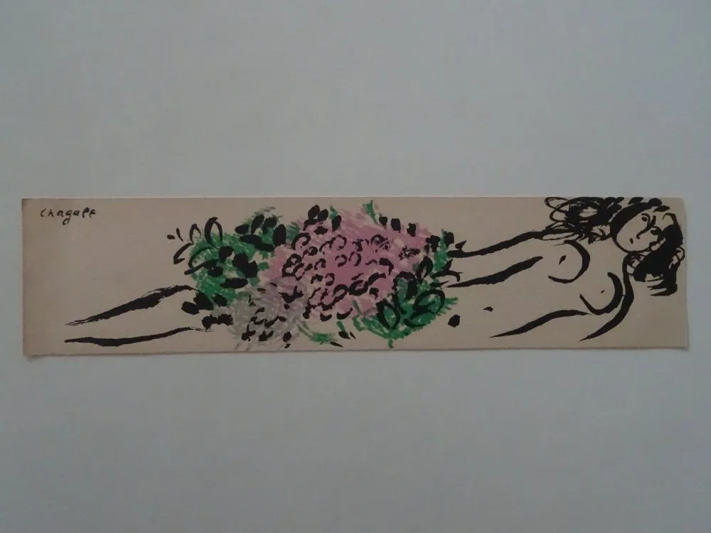 Lithographie Chagall - Carte