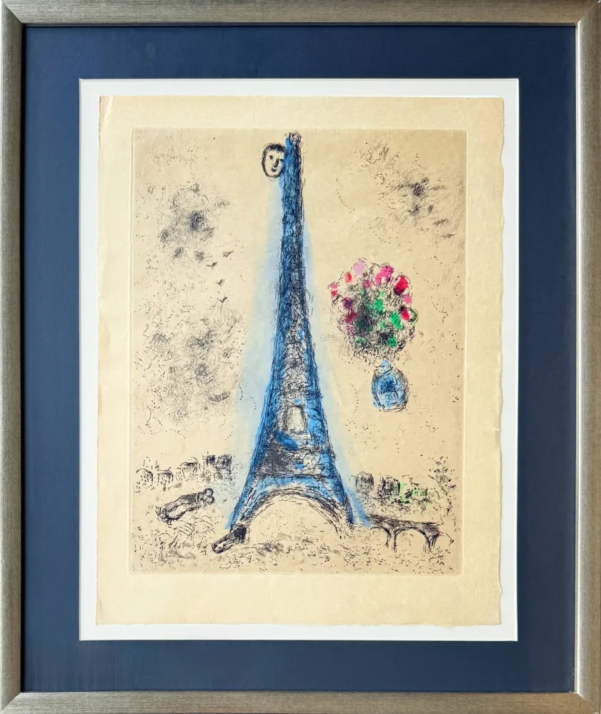 Radierung Und Aquatinta Chagall - Celui qui dit les choses sans rien dire, Planche I