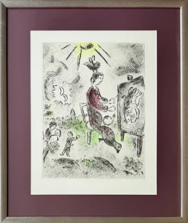 Radierung Und Aquatinta Chagall - Celui qui dit les choses sans rien dire, Planche XVI