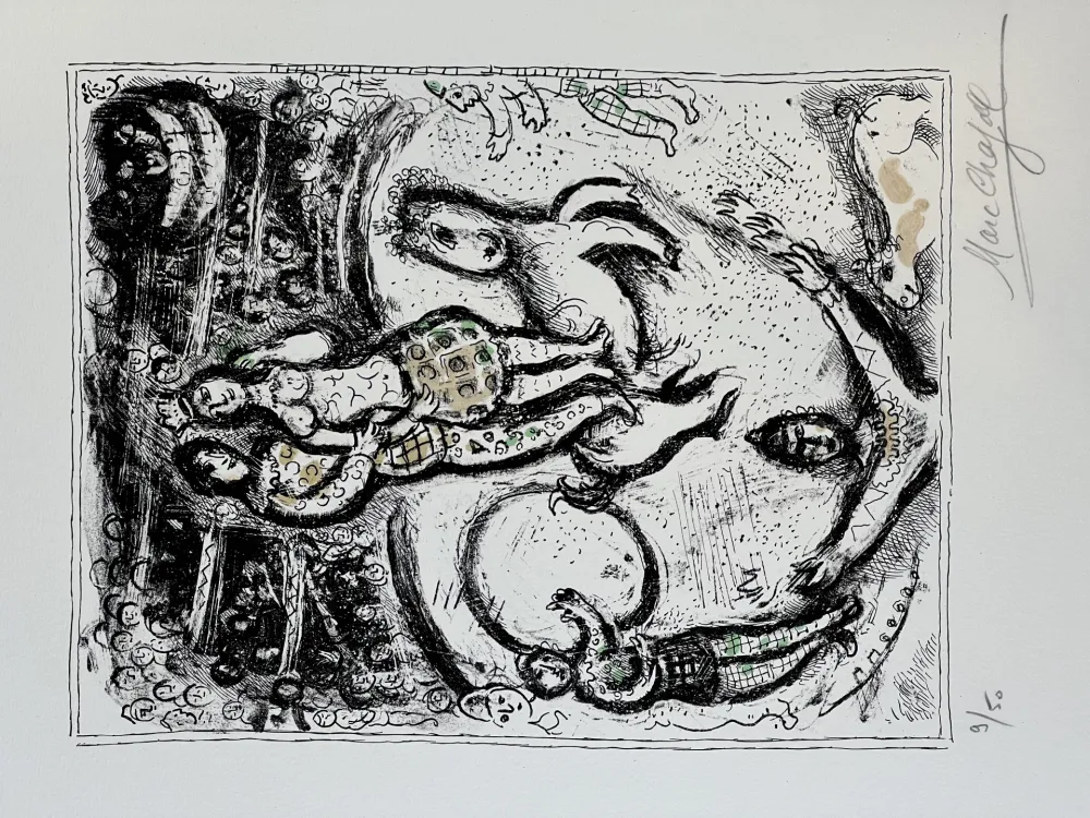Lithographie Chagall - CIRQUE