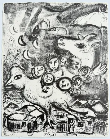 Lithographie Chagall - Cirque