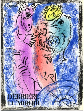 Illustriertes Buch Chagall - Derrière Le Miroir N° 132. CHAGALL. 2 LITHOGRAPHIES ORIGINALES EN COULEURS (Octobre 1962)