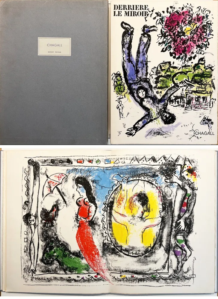 Illustriertes Buch Chagall - DERRIÈRE LE MIROIR N° 147 (1964). TIRAGE DE LUXE SUR ARCHES.
