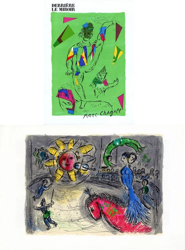 Illustriertes Buch Chagall - Derrière le Miroir n° 235 - CHAGALL. 2 LITHOGRAPHIES ORIGINALES (1979)