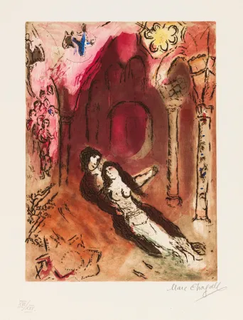 Radierung Und Aquatinta Chagall - Granada