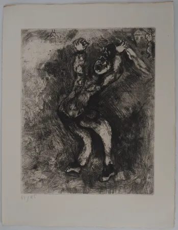 Stich Chagall - La folie (Le fou qui vend la sagesse)