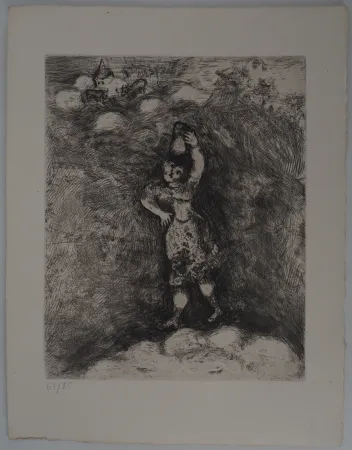 Stich Chagall - La laitière (La laitière et le pot au lait)