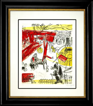 Lithographie Chagall - La Révolution