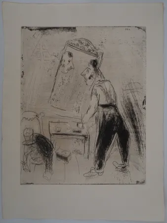 Stich Chagall - La toilette de Tchitchikov