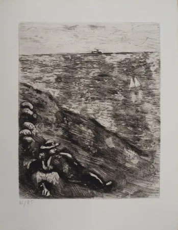 Stich Chagall - Le berger et la mer