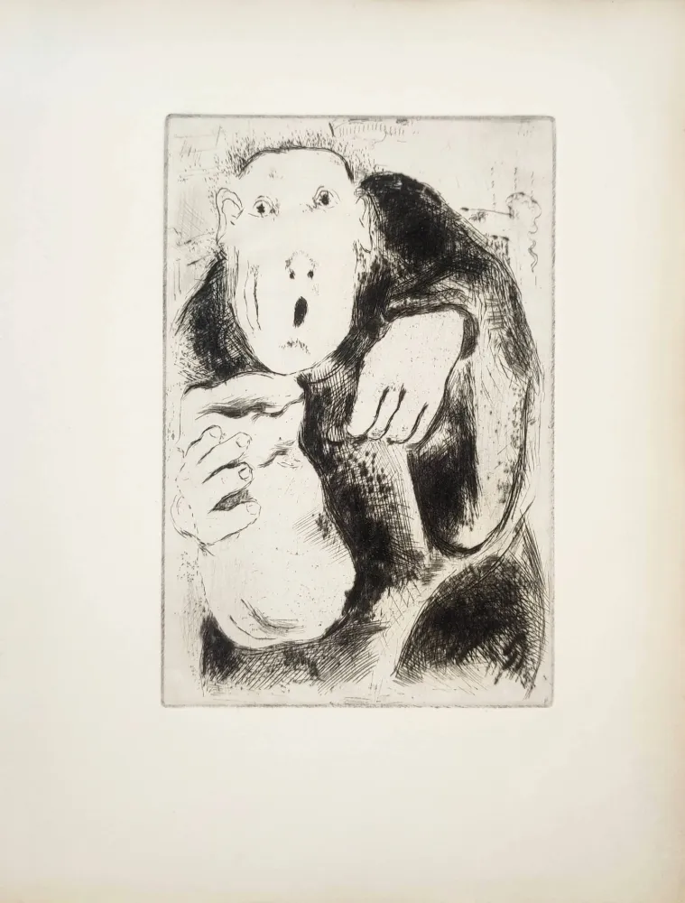Radierung Chagall - Le Sept Péchés Capitaux