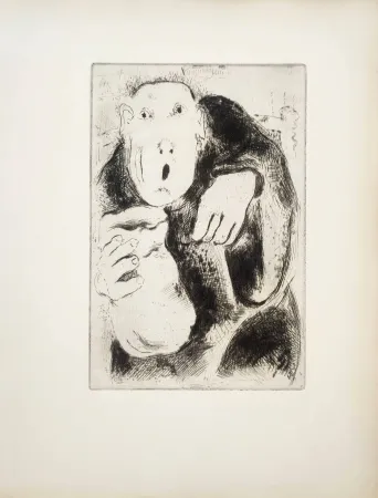 Radierung Chagall - Le Sept Péchés Capitaux