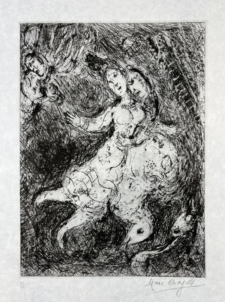 Radierung Chagall - L’envolée