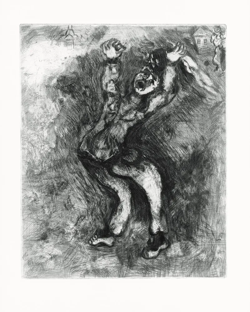 Radierung Chagall - Les Fables de La Fontaine
