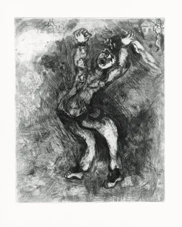 Radierung Chagall - Les Fables de La Fontaine