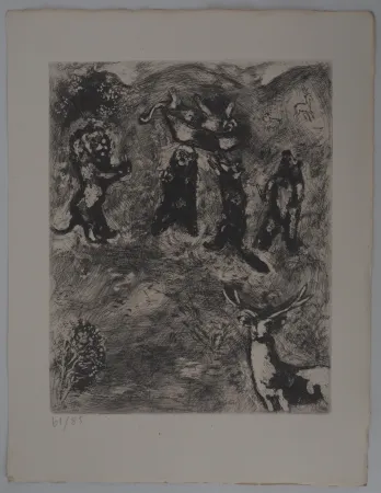 Stich Chagall - Les obsèques de la lionne