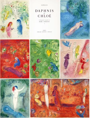Illustriertes Buch Chagall - Longus. DAPHNIS & CHLOÉ (Paris, Tériade, 1961)