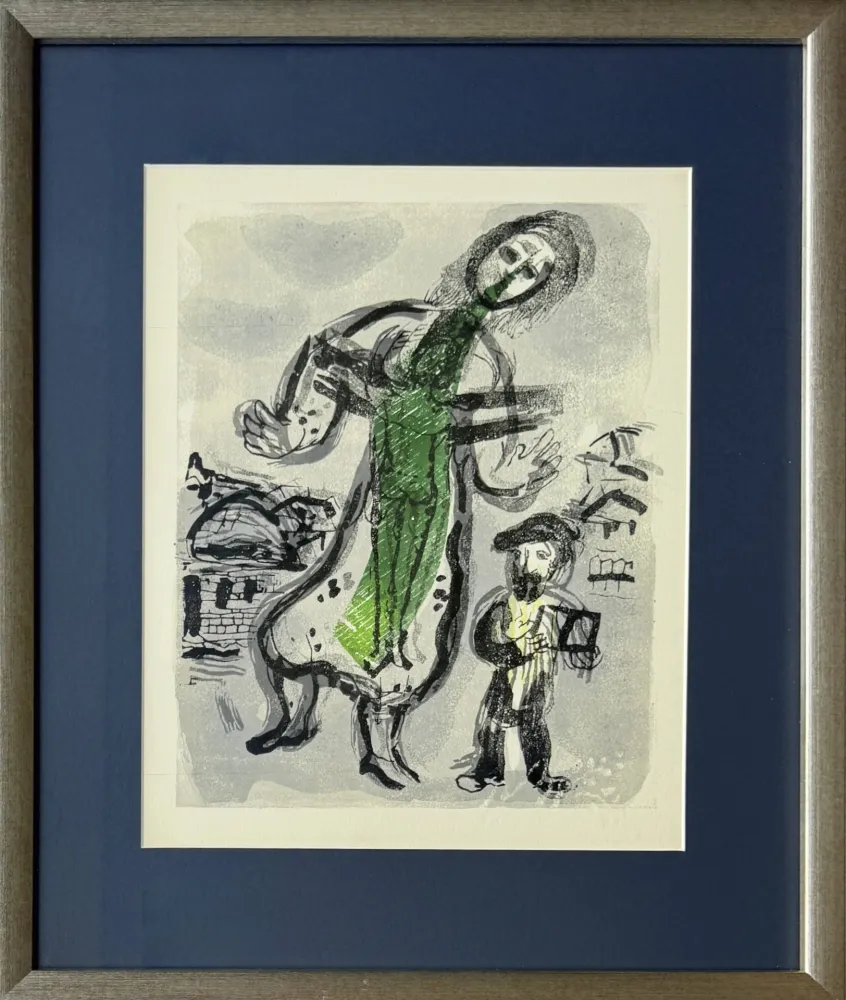 Holzschnitt Chagall - Poèmes, Planche XIII
