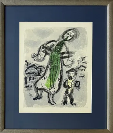 Holzschnitt Chagall - Poèmes, Planche XIII