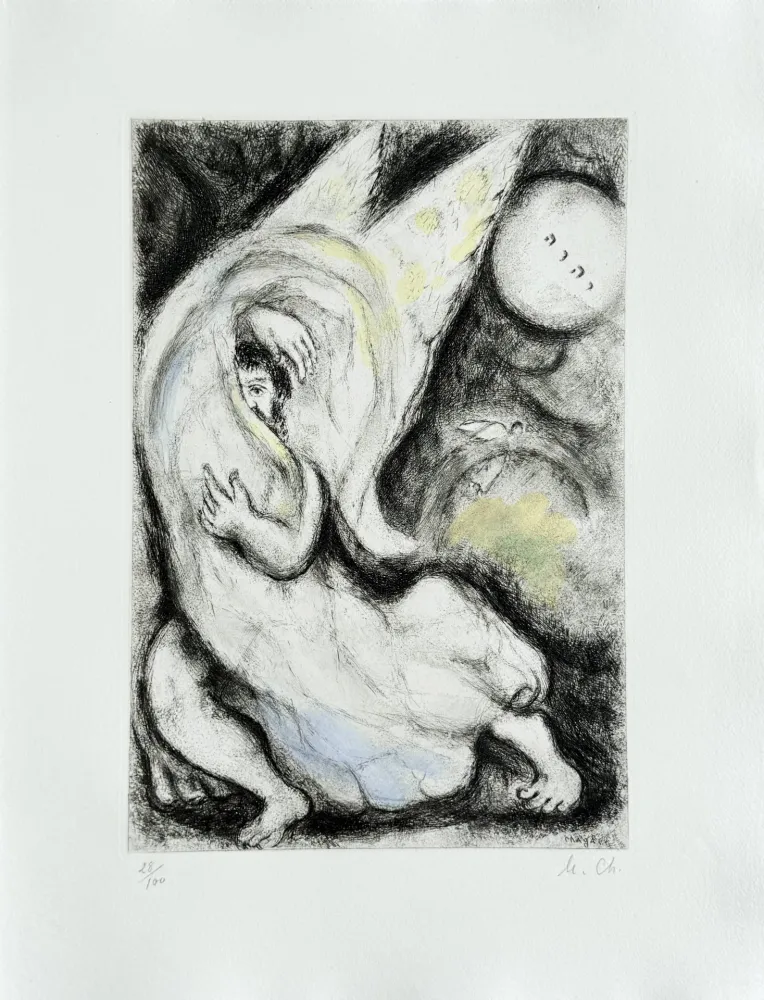 Radierung Chagall - Promise to Jerusalem