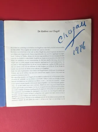 Illustriertes Buch Chagall - Signed - De klokken van Chagall