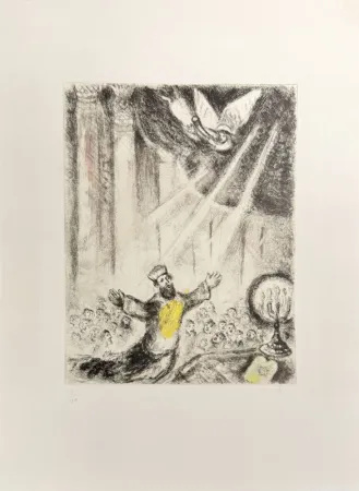 Radierung Chagall - Solomon's Prayer