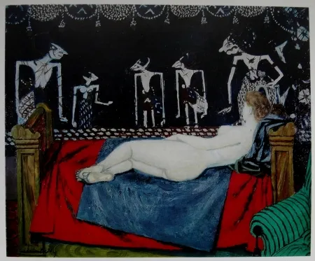 Illustriertes Buch Chapelain-Midy - CATOGUE EXPOSITION JAPON et 3 Lettres manuscrites / JAPAN EXHIBITION CATALOG and 3 handwriter letters 