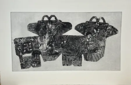 Radierung Chapman - Unhappy Meal, 2002