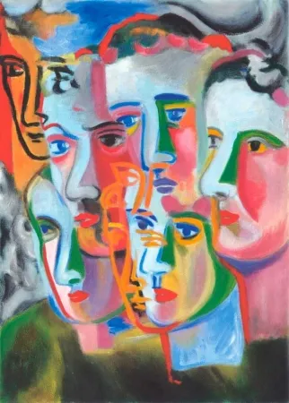 Aquatinta Chia - Enigma dei Volti