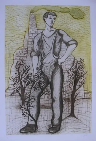 Radierung Chia - Factory works