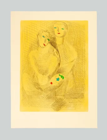 Radierung Und Aquatinta Chia - Improvvisazioni su Leonardo (A)