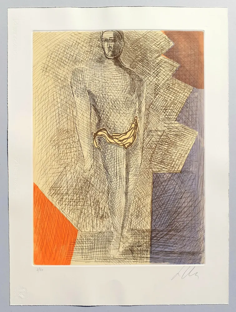 Radierung Und Aquatinta Chia - Improvvisazioni su Leonardo (B)