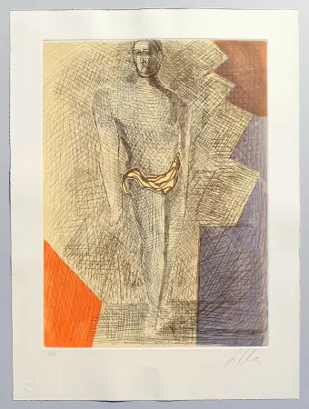 Radierung Und Aquatinta Chia - Improvvisazioni su Leonardo (B)