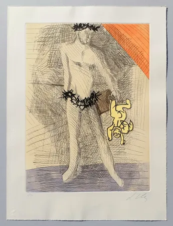 Radierung Und Aquatinta Chia - Improvvisazioni su Leonardo (E)