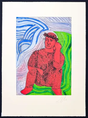 Stich Chia - Sandro Chia (1946) - Elektra Oreste - Etching aquatint engravings on paper - 1995