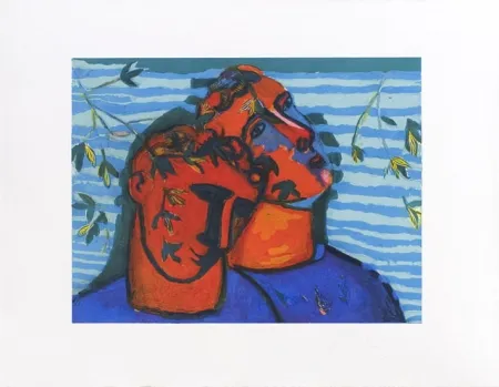 Aquatinta Chia - Scena d'affetto