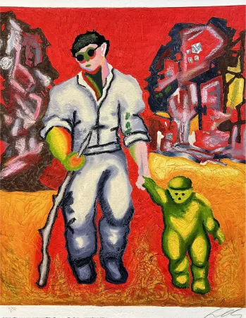 Radierung Und Aquatinta Chia - Untitled 9 (from Ten Masterprints)