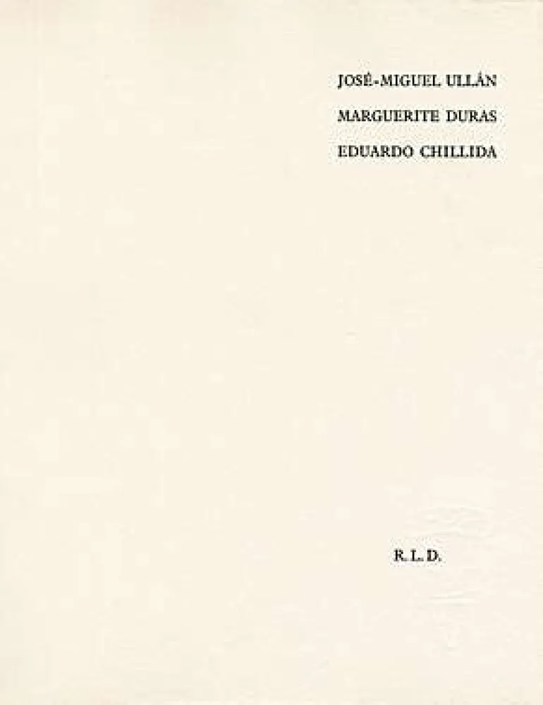 Illustriertes Buch Chillida - 