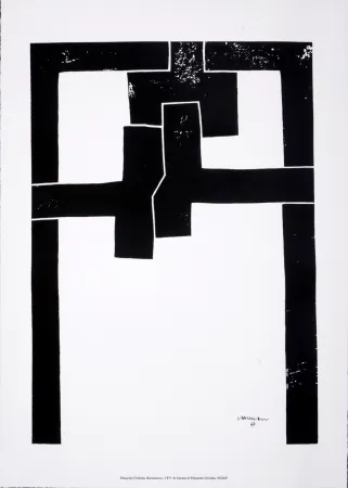 Siebdruck Chillida - (After) Barcelona I, 1971